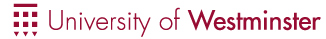 University of Westminsterlogo